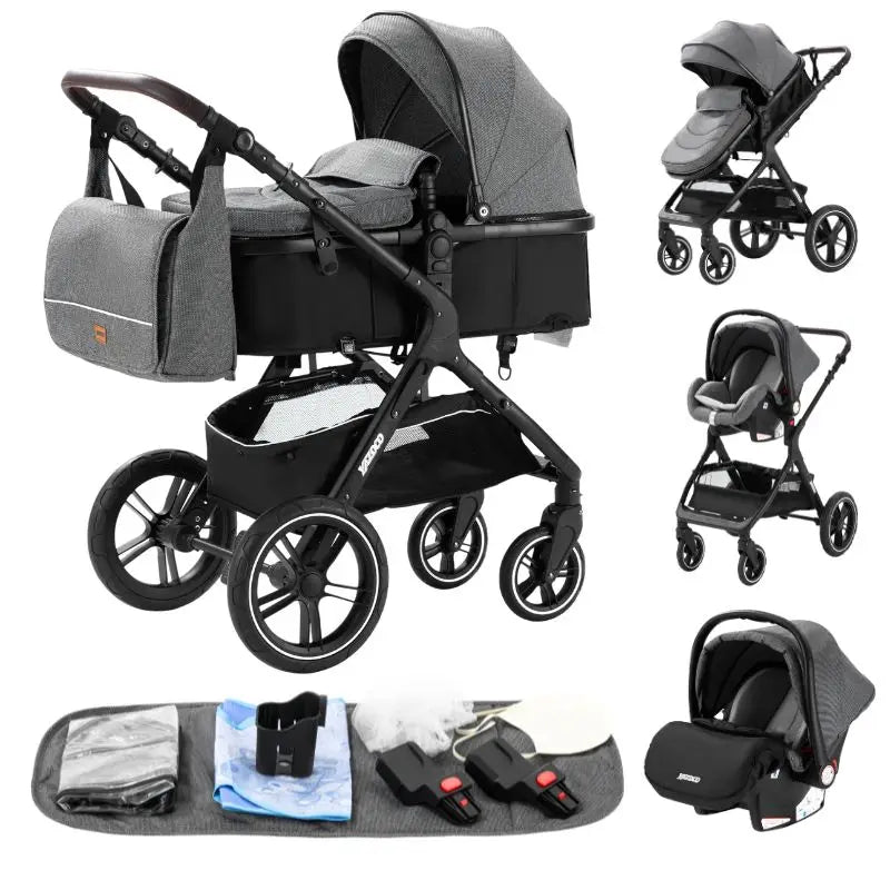 Poussette SACHA – 3 en 1