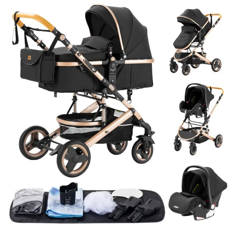 Poussette SACHA – 3 en 1