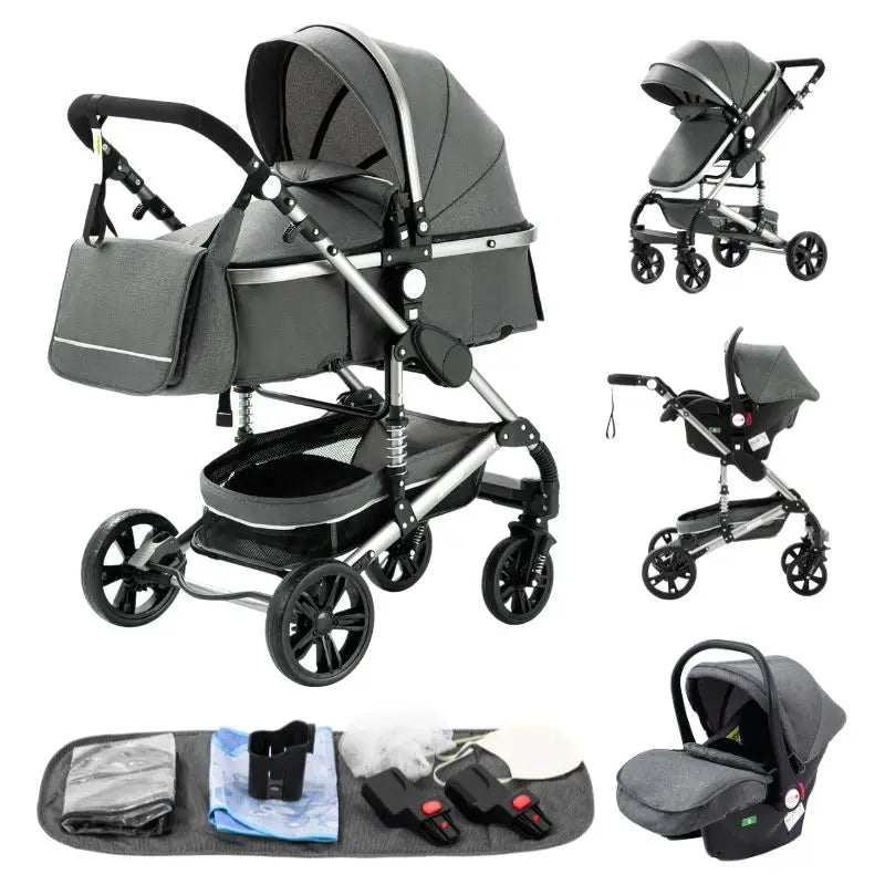 Poussette SACHA – 3 en 1