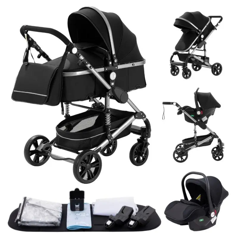 Poussette SACHA – 3 en 1
