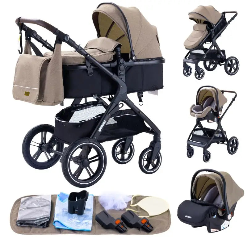 Poussette SACHA – 3 en 1