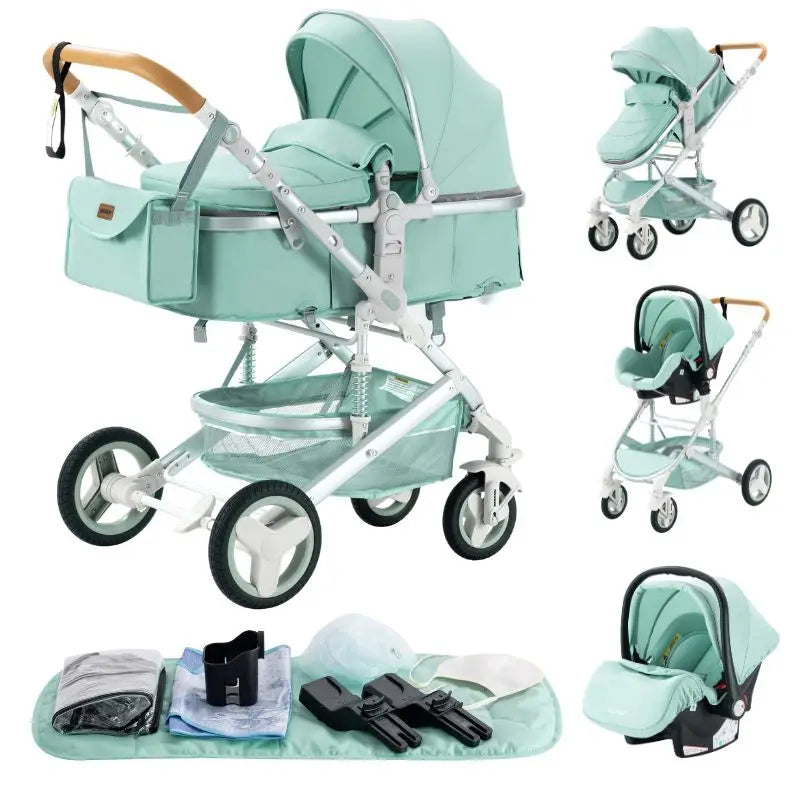 Poussette SACHA – 3 en 1