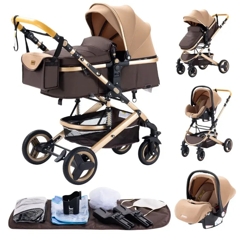 Poussette SACHA – 3 en 1