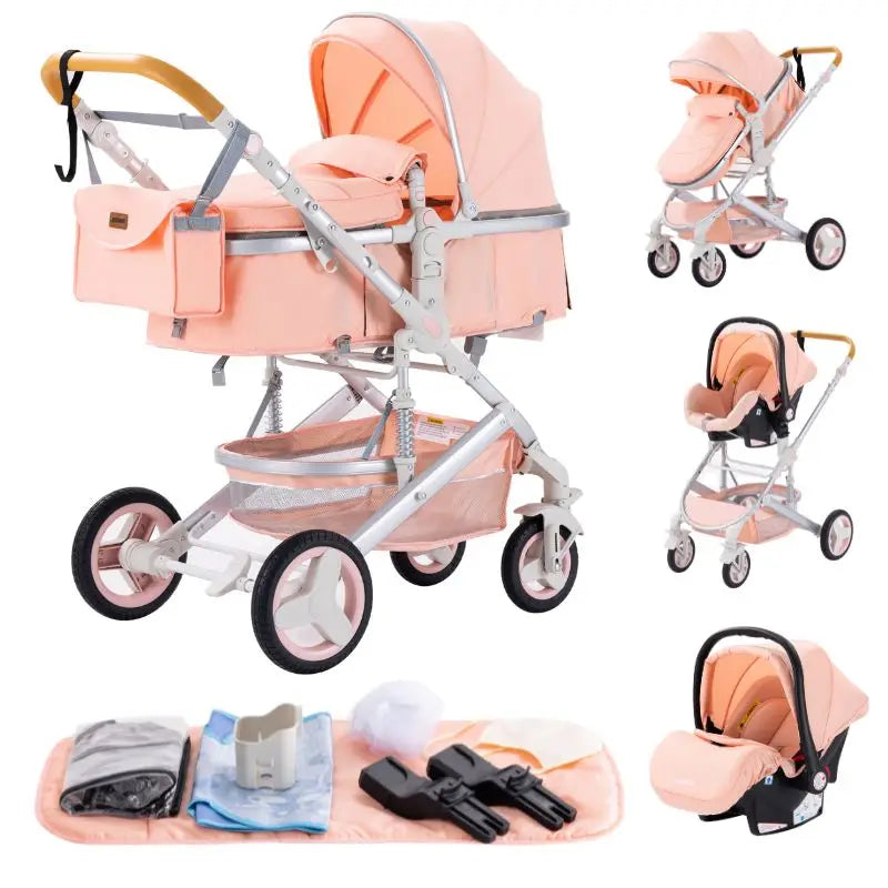 Poussette SACHA – 3 en 1