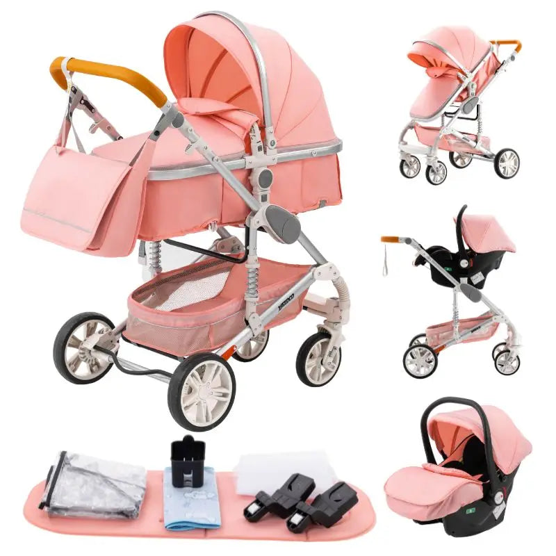 Poussette SACHA – 3 en 1