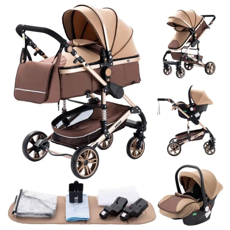 Poussette SACHA – 3 en 1
